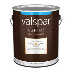 Valspar Aspire Flat Tintable Neutral Base Paint and Primer Exterior 1 gal