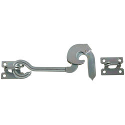 National Hardware 8 in. L Zinc-Plated Silver Steel Safety Gate Hook 1 pk