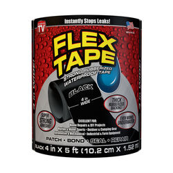 FLEX SEAL Family of Products FLEX TAPE 4 in. W X 5 ft. L Black Waterproof Repair Tape