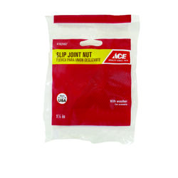 Ace 1-1/4 in. D Plastic Slip Joint Nut
