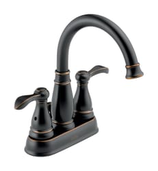 Delta Porter Oil Rubbed Bronze Two Handle Lavatory Faucet 4 in.