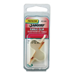 Jandorf 1/2 in. D X 1.6 in. L Natural Nylon Cable Clip