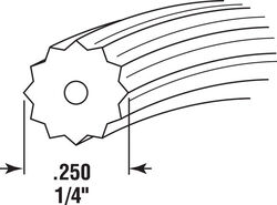 Prime-Line 0.25 in. D X 250 ft. L Screen Spline