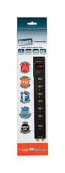 Monster Just Power It Up 1080 J 6 ft. L 7 outlets Surge Protector