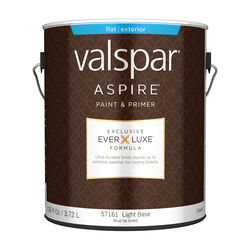 Valspar Aspire Flat Tintable Light Base Paint and Primer Exterior 1 gal