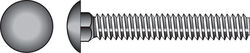 Hillman 3/8 in. P X 8 in. L Zinc-Plated Steel Carriage Bolt 50 pk