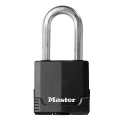 Master Lock 2 in. H X 1-3/16 in. W X 2 in. L Vinyl Covered Steel Ball Bearing Locking Padlock