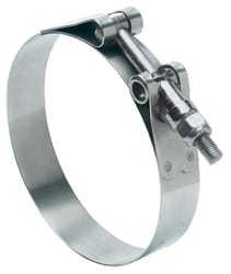 Ideal Tridon 1-3/4 in. 2 in. 175 Silver Hose Clamp With Tongue Bridge Stainless Steel Band T-Bol