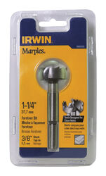 Irwin Marples 1-1/4 in. S X 4 in. L Carbon Steel Forstner Drill Bit 1 pc