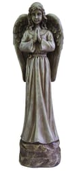 Le Power Polyresin Angel 25-5/16 in. Outdoor Statue