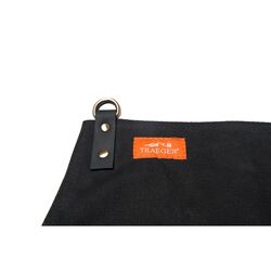 Traeger Black Canvas/Leather Solid Apron