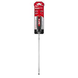 Milwaukee 1/4 in. S X 10 in. L Slotted Cushion Grip Screwdriver 1 pc