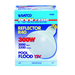 Satco 300 W BR40 Floodlight Incandescent Bulb E26 (Medium) Soft White 1 pk