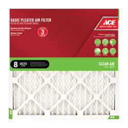 Ace 16 in. W X 24 in. H X 1 in. D Cotton 8 MERV Pleated Air Filter