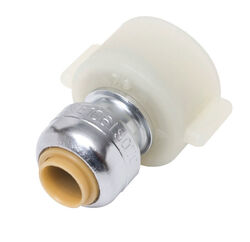 SharkBite Push to Connect 1/4 in. Push T X 1/2 in. D FPT Brass Faucet Connector