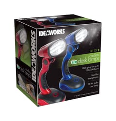 IDEAWORKS As Seen On TV 7-1/2 in. Gloss Assorted Cordless Desk Lamp