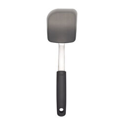 OXO Good Grips 2-9/16 in. W X 9-3/16 in. L Silver/Black Silicone/Stainless Steel Cookie Spatula
