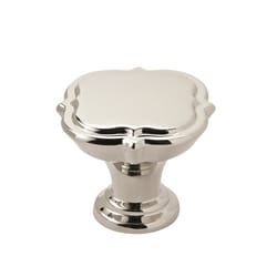 Amerock Grace Revitalize Collection Cabinet Knob 1-3/8 in. D 1-3/16 in. Polished Nickel 1 pk