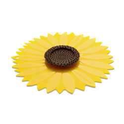 Charles Viancin 11 in. L Yellow Silicone Large Sunflower Lid