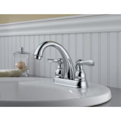 Delta Windemere Verona Chrome Two-Handle Bathroom Faucet 4 in.