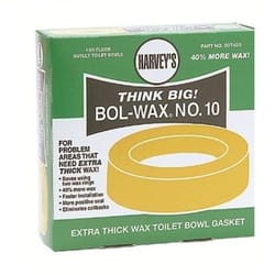 Harveys Toilet Bowl Gasket with Wax & Flange Polyethylene For