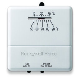 Honeywell Heating and Cooling Lever Thermostat