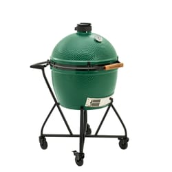 Big Green Egg 24 in. XLarge EGG Package with intEGGrated Nest/Handler Charcoal Kamado Grill and Sm