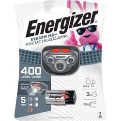 Energizer Vision HD 400 lm Gray LED Headlight AAA Battery