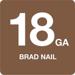 Grip-Rite 1-1/2 in. 18 Ga. Straight Strip Brad Nails Smooth Shank 1000 pk