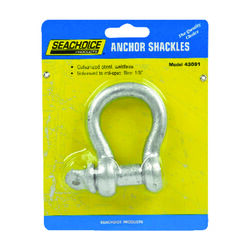 Seachoice Galvanized Steel 11.5 in. L X 1/2 in. W Shackle 1 pk