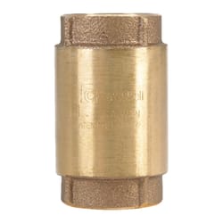 Campbell 1-1/4 in. D X 1-1/4 in. D Red Brass Spring Loaded Check Valve