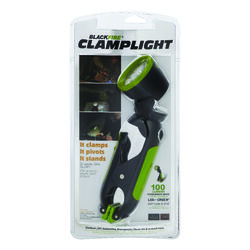 Blackfire Clamplight 120 lm Black LED Clip Light AAA Battery