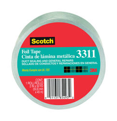 Scotch 2 in. W X 50 yd L Foil Tape Silver