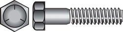 Hillman 3/4 in. D X 4 in. L Heat Treated Zinc Steel Hex Head Cap Screw 20 pk