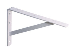 Knape & Vogt White Steel Heavy Duty Shelf Tie Bracket N/A Ga. 22 in. L 1200 lb