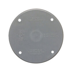 Sigma Electric Round Plastic Flat Box Cover For Wet Locations