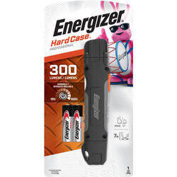 Energizer HardCase 300 lm Black LED Work Light Flashlight AA Battery
