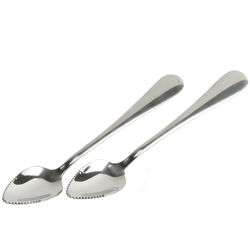 Chef Craft 3-1/4 in. W X 9 in. L Silver Stainless Steel Grapefruit Spoon Set
