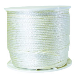 Wellington 1/4 in. D X 1000 ft. L White Solid Braided Nylon Rope