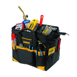 DeWalt 5.25 in. W X 11.75 in. H Polyester Backpack Tool Bag 29 pocket Black/Yellow 1 pc