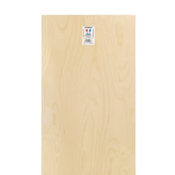 Midwest Products 12 in. W X 24 in. L X 1/8 in. T Plywood