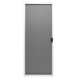 Precision Breezeway Series 80-3/4 in. H X 48 in. W Breezeway White Steel Adjustable Sliding Scre