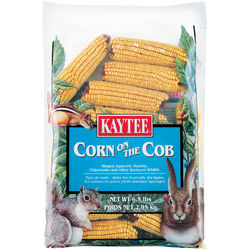 Kaytee Corn on the Cob Assorted Species Corn Squirrel and Critter Food 6.5 lb