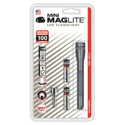 Maglite Mini 100 lm Gray LED Flashlight AAA Battery