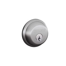 Schlage Satin Chrome Zinc Double Cylinder Deadbolt