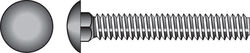 Hillman 1/2 in. P X 3 in. L Zinc-Plated Steel Carriage Bolt 25 pk
