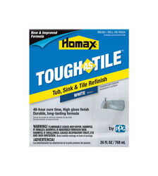 Homax Tough As Tile Gloss White Tub and Tile Refinishing Kit Interior 26 oz