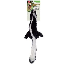 Skinneeez Black/White Skunk Plush Dog Toy Medium