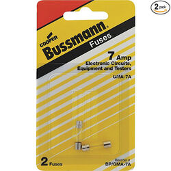 Bussmann 7 amps Fast Acting Fuse 2 ct