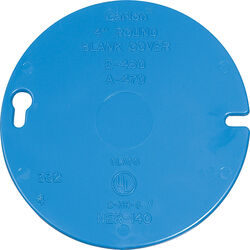 Carlon Round PVC 1 gang Flat Box Cover For Ceiling Boxes